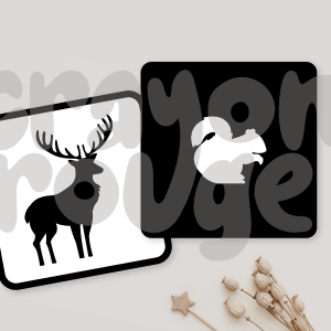 CARTES BÉBÉ MONTESSORI - Animaux