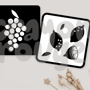 CARTES BÉBÉ MONTESSORI - Fruits et légumes